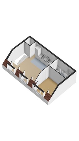 Floorplan - Tesselschadestraat 38B, 3521 XW Utrecht